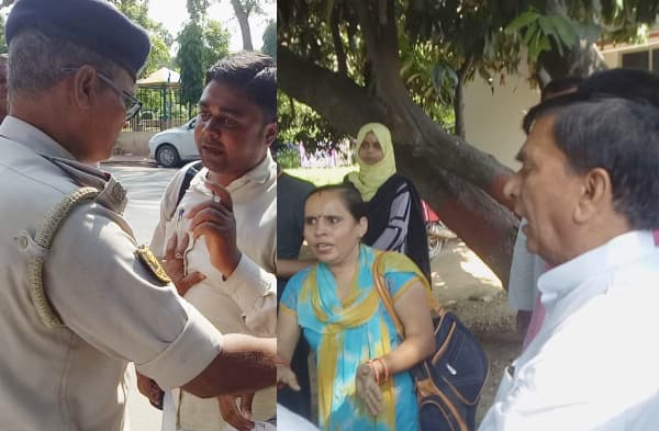 उर्दू के टीईटी अभ्यर्थियों ने घेर लिया शिक्षा मंत्री का आवास, बवाल के बाद मंत्री कृष्णनंदन वर्मा ने की मुलाकात