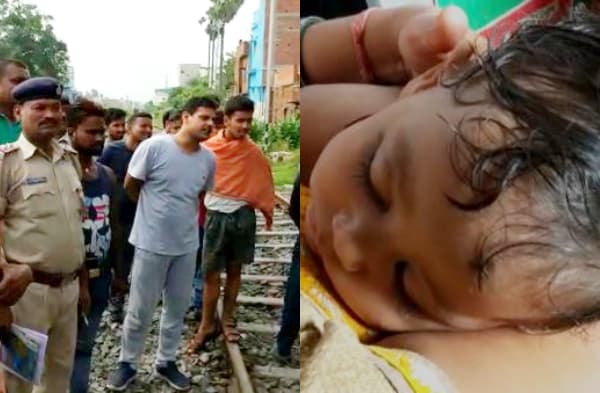 नवजात को लेकर ट्रेन के आगे कूदी महिला की मौके पर मौत, बाल-बाल बची बच्चे की जान