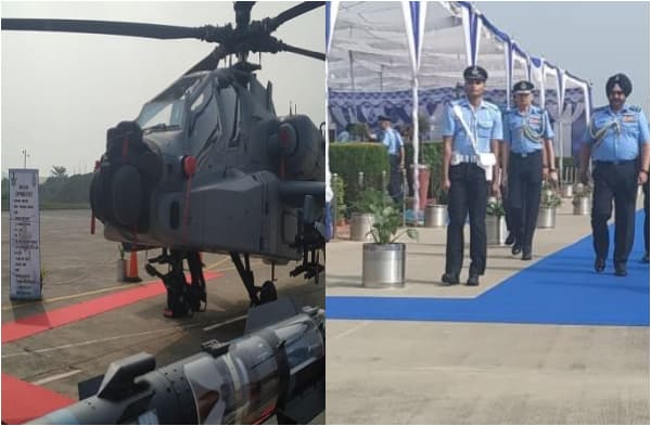 वायुसेना की बढ़ी ताकत, दुश्मनों के छक्के छुड़ाने के लिए एयरफोर्स में शामिल हुए 8 लड़ाकू अपाचे हेलिकॉप्टर