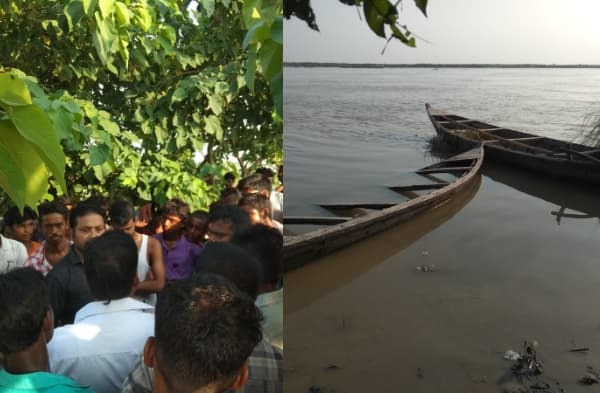 छपरा में नाव पलटने से 8 लोग डूबे, 2 की मौत, 6 की बाल बाल बची जान