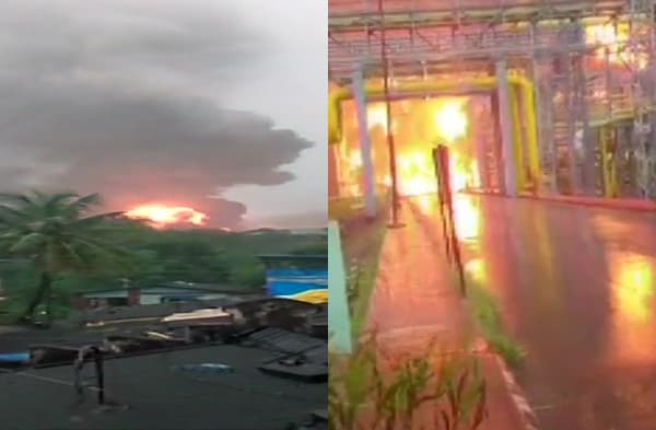 ONGC प्लांट में लगी भीषण आग, 5 लोगों की मौत, कई घायल