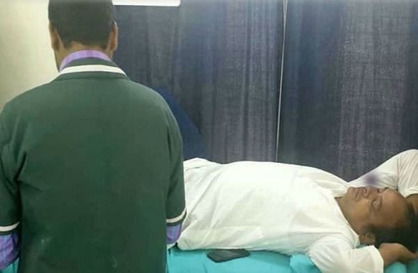 मॉर्निंग वॉक के दौरान स्कॉर्पियो ने विधायक को मारी टक्कर, बायां पैर टूटा, अस्पताल में भर्ती