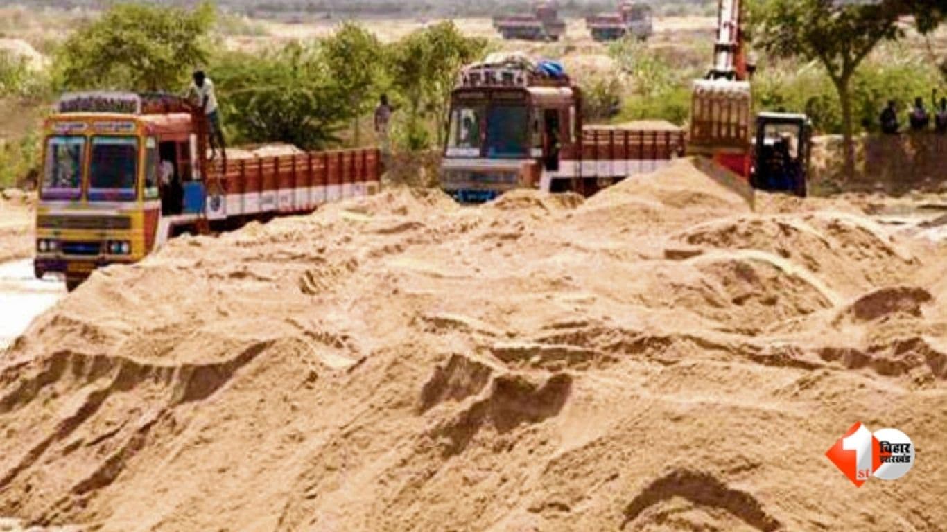 Bihar Sand Scam, Bihar Sand Theft, Seized Sand चोरी, Economic Offences Unit Bihar, EOU Action, Bihar Mining Act, बालू माफिया बिहार, Sand Mafia Bihar, Vikram Police Station Case