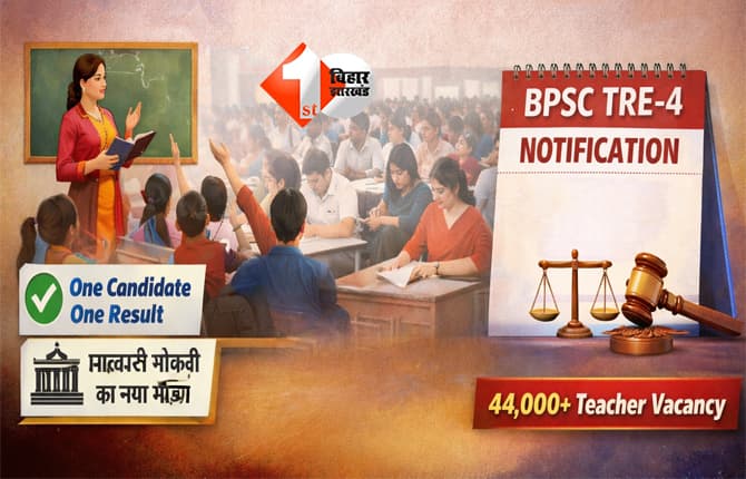 BPSC TRE-4 : इस महीने जारी होगा TRE-4 का नोटिफिकेशन, इस बार नए नियमों के साथ हो सकती है परीक्षा; इन लोगों को मिल सकता है बड़ा फायदा