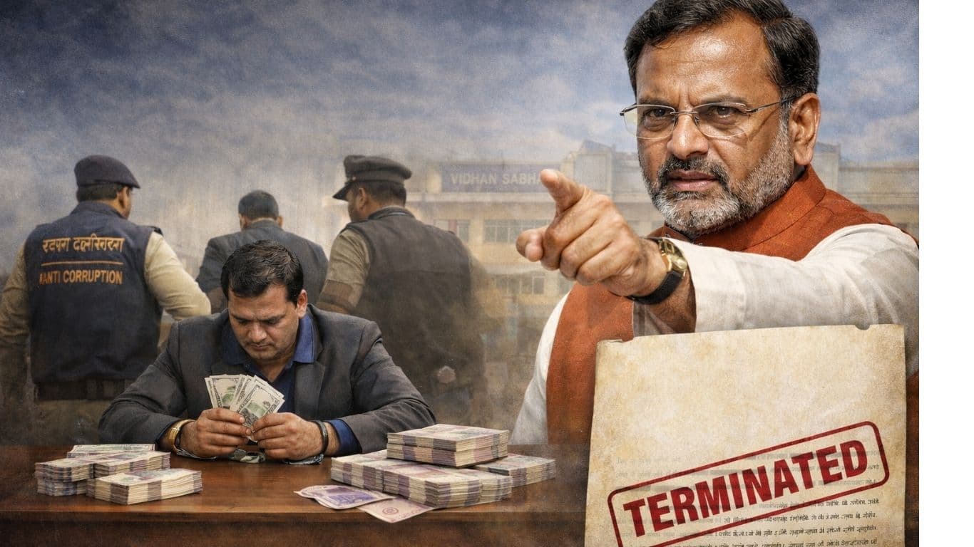 Bihar News, राजस्व कर्मचारी बर्खास्तगी, घूस लेते गिरफ्तार राजस्व कर्मचारी, विजय सिन्हा, राजस्व एवं भूमि सुधार विभाग, C.K. Anil पत्र, Trap Case Action, Bihar Corruption News, Revenue Department Bihar,