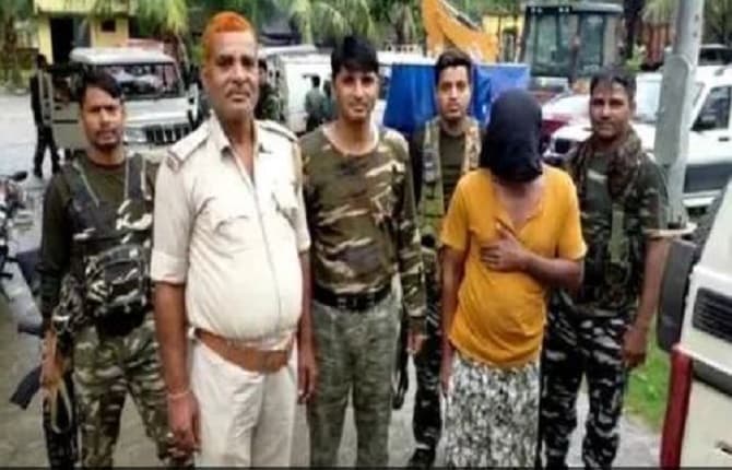 हार्डकोर नक्सली तेजो मंडल गिरफ्तार, CRPF और जमुई पुलिस ने धर दबोचा