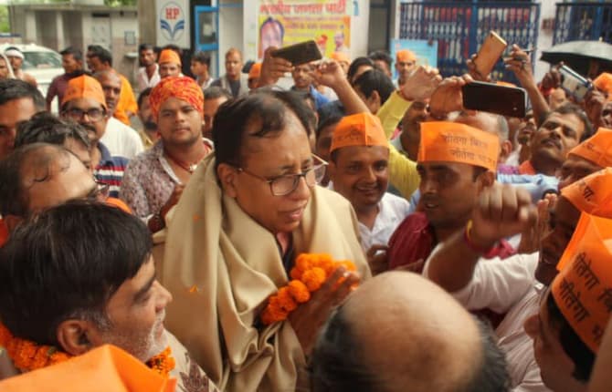 नीतीश के गढ़ में संजय जायसवाल, धारा 370 खत्म किये जाने पर भरी हुंकार