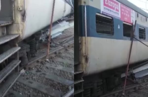 कानपुर सेंट्रल स्टेशन पर डीरेल हुई ट्रेन, पटरी से उतरे 4 डिब्बे