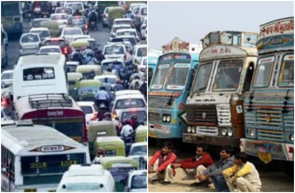 नये ट्रैफिक नियम के विरोध में दिल्ली-NCR में आज ट्रांसपोर्टर्स की हड़ताल, कैब-ऑटो भी नहीं चल रही