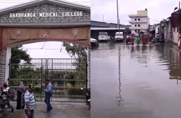 लगातार हो रही मुसलाधार बारिश से पानी-पानी DMCH, नारकीय हालात में रहने को मजबूर मरीज