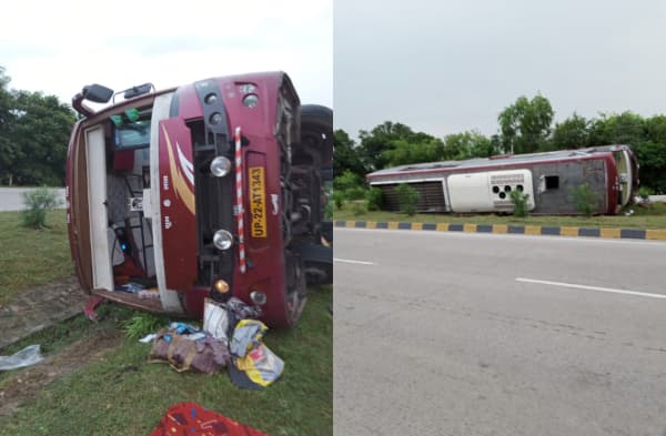 जयनगर से दिल्ली जा रही बस का बाराबंकी में एक्सीडेंट, एक कि मौत कई घायल