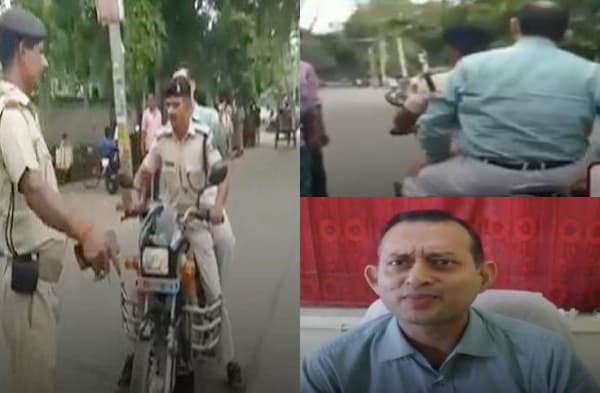 कटिहार में ADM साहब ने उड़ाई कानून की धज्जियां, बॉडीगार्ड बोला- चालान मत काटना, ADM साहब बैठे हैं